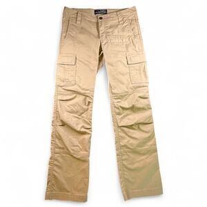 LAPG LA Police Gear Flex Ops Womens Khaki Slim Low Rise Tactical Cargo Pants 6